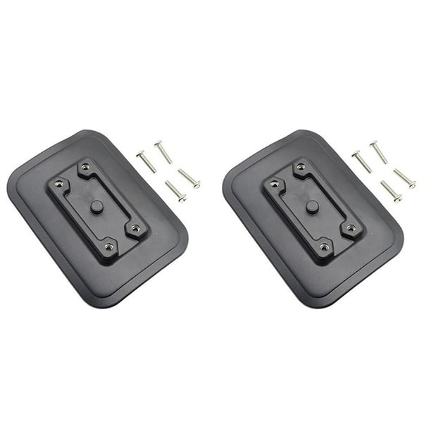 2X Soporte para Caña de Pescar para Inflable, Base Fija, Almohadilla Adhesiva, Accesorios para Kayak, Soporte para Sonda de Pesca.