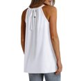 thumbnail image 4 of kytmyeq Summer Women's Vest Pleated Solid Color Loose Sleeveless Top Summer Vest Basic Casual Loose, 4 of 6