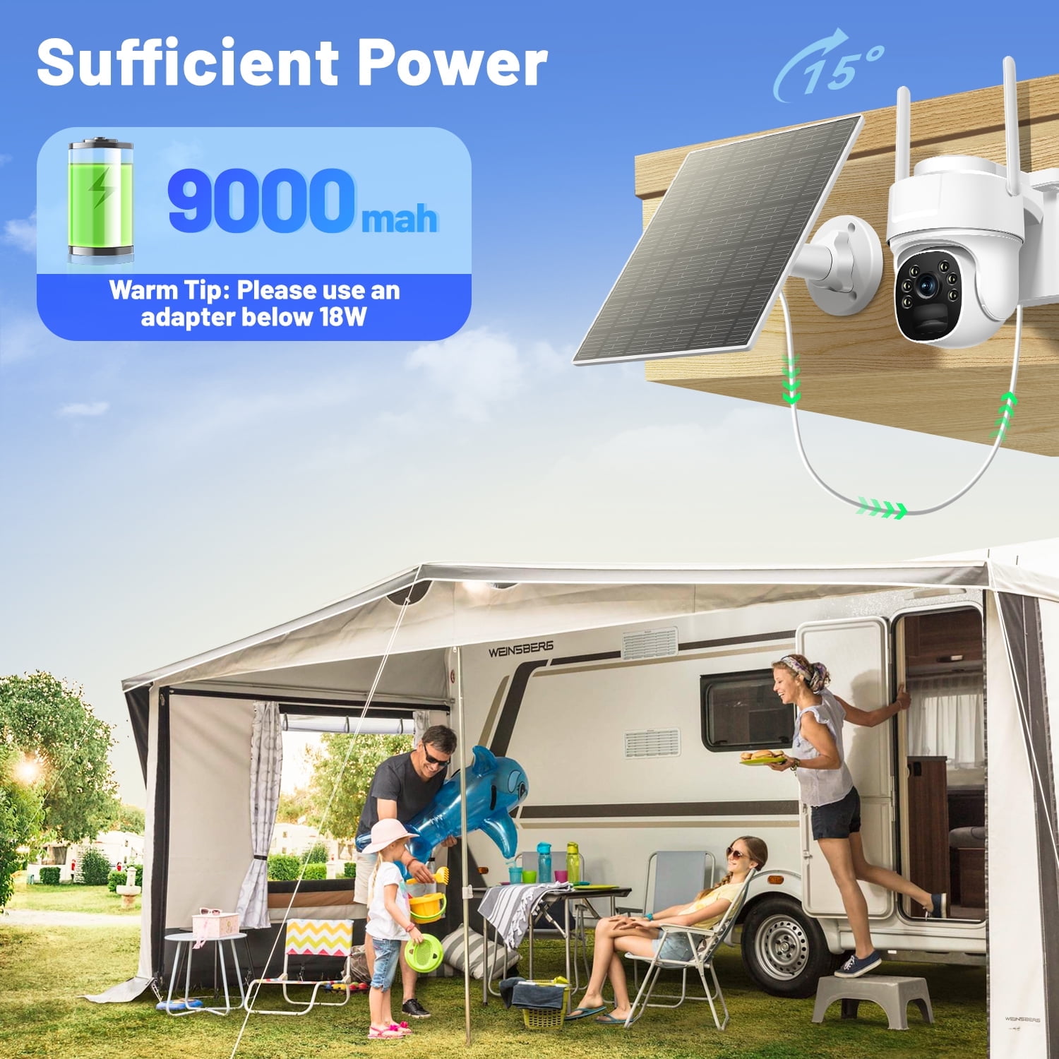 Runofast 4G LTE Cellular Security Camera, Solar Cameras Wireless Outdoor, No WiFi Cam with SIM Card, 2K HD Home Surveillance Camera with PIR Detection, 2-Way Audio