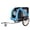 Black / Blue, variant on FunMay Folding Bike Trailer for Dogs, Blue/Grey, 100lb Capacity All-terrain Pet Carrier