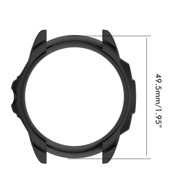 Funda protectora para reloj, carcasa de TPU suave, carcasa de parachoques para reloj inteligente, carcasa de carcasa de TPU compatible con Garmin Forerunner, funcionamiento suave