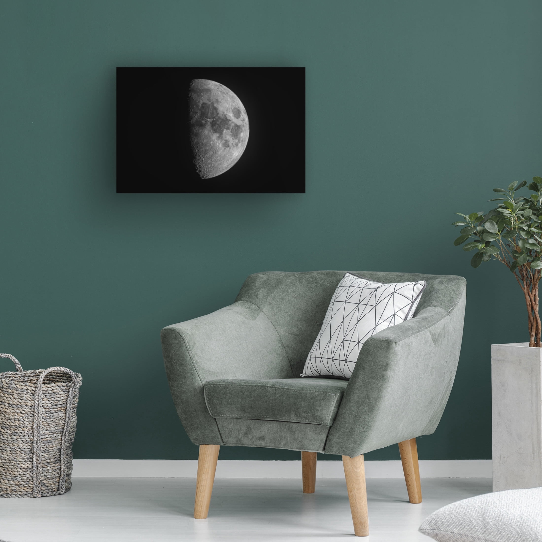 Canvas Wall Art - Jeffrey C. Sink 'Luna' Wall Art for Living Room, Bedroom, or Office Décor by Trademark Fine Art - 24 x 16 Inches
