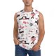 thumbnail image 1 of Balery Dachshund Dog Puppy Camisetas sin mangas para hombre, absorbe la humedad y protege contra el mal olor.-3X-Large, 1 of 7