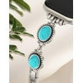 thumbnail image 2 of Wearlizer Boho Turquoise Bracelet Compatible with Apple Watch Band 42/41/40/38/46/45/44/49mm, Adjustable Jewelry Gemstone Strap for iWatch Ultra Series SE 10 9 8 7 6 5 4 3 2 1, 2 of 6