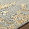 thumbnail image 6 of Hauteloom Cedric Boho Hand Tufted Natural Fiber Wool Area Rug - Traditional Floral Carpet for Living Room, Bedroom, Dining Room - Light Silver, Off White, Pearl - 9' x 12', 6 of 7