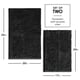 thumbnail image 3 of Juego de alfombras de baño de felpilla Hearth & Harbor, color negro, 3 of 8