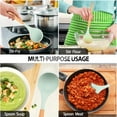 thumbnail image 4 of Silicone Cooking Utensils,2 Pc Kitchen Utensil Set, Easy to Clean Wooden Kitchen Utensils, 4 of 5