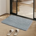 thumbnail image 6 of sruoe Bath Mat Rugs, Bath Mats for Bathroom Floor, Extra Absorbent Quick Dry Bathroom Mats, Washable Bath Rugs and Mats, Bath Carpet for Shower, Cotton, Gray, 6 of 6