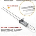 Walmart Deals LuClweCeBarbecue forks,6pcs Stainless Steel Barbecue