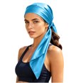 thumbnail image 3 of Fancifize Head Scarf for Women Satin Head Scarves Neck Scarfs Square Bandana Hair Wraps for Sleeping Daily, 3 of 6