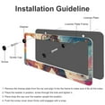 thumbnail image 4 of 2 Pieces Astronaut in Outer Space License Plate Frames Star Spaceship Glaxy Customized Decor Car Tag Aluminum 2 Round Holes for Us Standard Vehicles, 4 of 6
