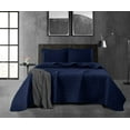 thumbnail image 6 of Chezmoi Collection Thea 3-Piece Oversized Bedspread Set, Geometric Quatrefoil Pattern Quilted Coverlet Set, 6 of 10
