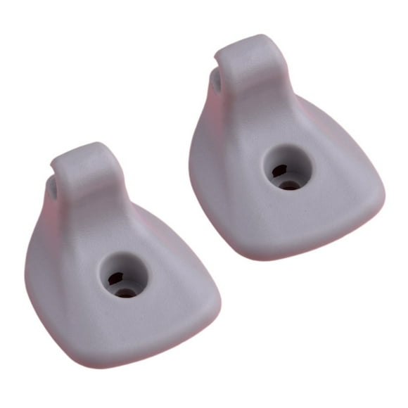 2Pcs Grey Car Front Sun Visor Support Clip 1GW25DX9AA Fit For Chrysler 200 For Dodge Avenger 2011 2012 2013 2014 Plastic