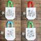 thumbnail image 3 of 12 Pcs Nonwoven Shopping Bags Foldable Printed Pattern Storage Pouch DIY Painting Drawing Handbag for Home Kindergarten (Multi-pattern), 3 of 3