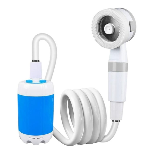 Ducha portátil, bomba de ducha de viaje, recargable, multiusos, eléctrica, para exteriores, ducha de camping, para jardinería, lavado de coches