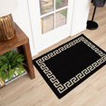 thumbnail image 1 of Hometrends Key Note Black Rug, 1 of 7