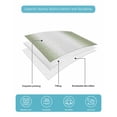 thumbnail image 5 of Quilts Twin-XL Size Bedding Set, Sage Green Striped Lightweight Quilted Comforter, Green White Ombre Farmhouse Gradient Soft Reversible Bedspread Coverlet with Pillow Covers for All Season, 68" x 98", 5 of 7