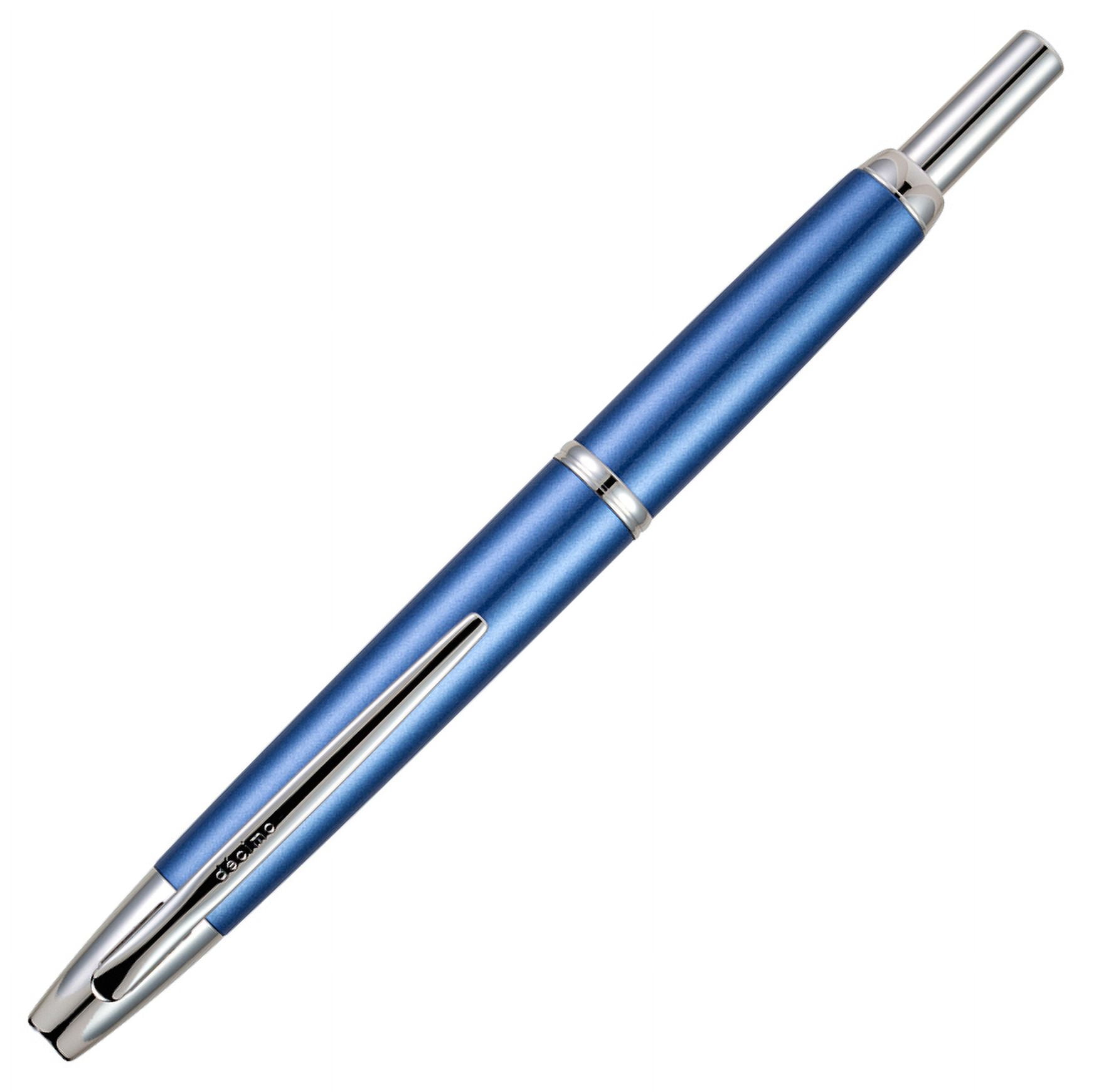 Pilot Vanishing Point Decimo Collection Fountain Pen - Light Blue - Extra Fine Point