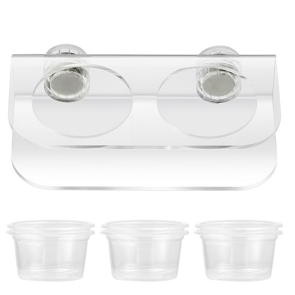 POPETPOP Comedero para reptiles, vasos para agua y comida, comederos para geckos con 10 tazones