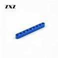 thumbnail image 3 of 20pcs/lot Technical Liftarm 1x9 Thick Non-Toxic Plastic Building Blocks Bricks Models 40490 MOC Mini Crane Parts Technical Beams Red, 3 of 6
