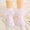 White, variant on VOUZZA Girls Lace Ruffle Socks Soft Combed Cotton Princess Dance Socks Breathable Crew Dress Socks for School Students