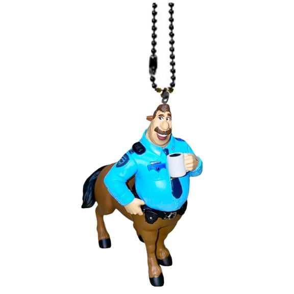 Onward Colt Bronco Police Keychain Dangler PVC 4” Figure Ornament Charm