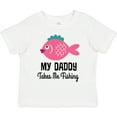 thumbnail image 3 of Inktastic Girls Fishing with Daddy Girls Toddler T-Shirt, 3 of 5