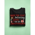 thumbnail image 3 of You Stop Believing In Santa Sweatshirt Men -Image by Shutterstock, Male Medium, 3 of 4