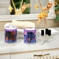 thumbnail image 4 of Yayeee 4 Pack Qtip Holder Bathroom Cotton Swab Canister with Lid Clear Dispenser Set, Cat Walking in Street, 4 of 6
