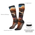 thumbnail image 4 of Sikiie Blue Sky Cute Dog Knee Socks, High Socks Long Stretchy Sock Women Knee High Stocking, Long Socks for Women, 4 of 6