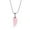 Rose Quartz, variant on Natural Gemstones Stone Angle Pendant Ball Beads Link Chain Necklace Snowflake Snowflake Obsidian