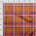 thumbnail image 2 of oneOone Cotton Flex Candy Red Fabric Madras Check Sewing Fabric By The Yard Printed Diy Clothing Sewing Supplies 40 Inch Wide, 2 of 4