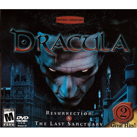 Set of 2 Dracula PC Computer Games - Contains Resurrection + The Last Sanctuary on DVDRom