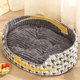thumbnail image 2 of Puppy Supplies Indoor Dog Bed Accessories Kennel Canil Enclose Dog Bed Camping Cat Shop FurnitureCasa Perro Pet Products MR50GS ShopWise Round, 2 of 10