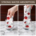 thumbnail image 6 of 4 Pcs Pioneer Flower Floral Print Pattern Funny Kitchen Towels, Microfiber Dish Towels, Kitchen Tea Towels Set 18" X 26", 6 of 6