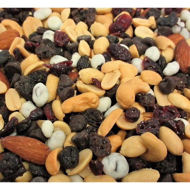 Trail Mix with Greek Yogurt Raisins & Dark Chocolate Dried Fruit and Nuts by Its Delish – 3 lbs. Bulk Bag – Healthy Mix of Greek Yogurt Coated Raisins & Dark Chocolate Chips, Certified Koshe