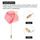 thumbnail image 5 of 12 Pcs Ramilletes de Rosa con Alfileres para Hombres Ceremonia de Boda Aniversario Cena Formal Fiesta Rosa Oscuro, 5 of 5
