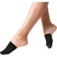 thumbnail image 5 of Women's 6 Pairs Non-Skid Toe Topper No Show Liner Socks, 5 of 6