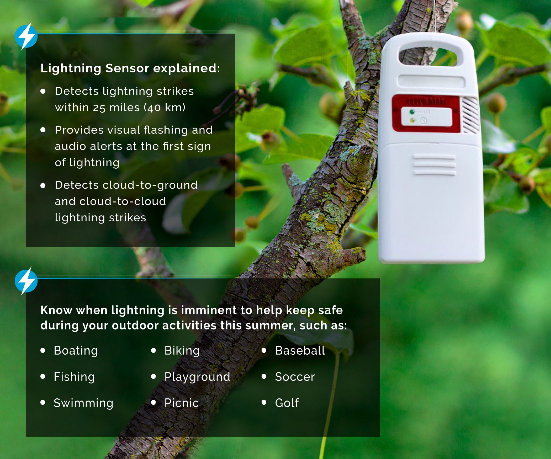AcuRite Iris Wireless Weather Station with HD WiFi Display, Lightning Sensor, Indoor/Outdoor Temperature & Humidity, Wind, and Rain Gauge (01532M)