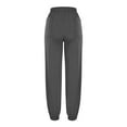 thumbnail image 4 of Homenesgenics Sweatpants for Women Wide Leg Plus Size 3XL Sweatpants Women Baggy Pull on High Waisted Joggers athleisure Warm Trouser Sweat Pants with Pocket Gray XXL, 4 of 6
