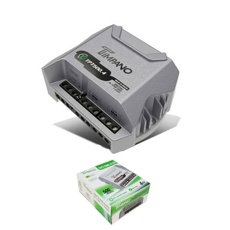 Timpano TPT-500.4 400W 4 Channel Car Amplifier 2 Ohm Audio Amp