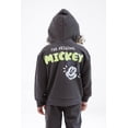 thumbnail image 3 of Conjunto de ropa polar de Mickey Mouse de Disney para niños pequeños, 4T, gris oscuro, 3 of 9