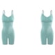 thumbnail image 1 of Qarigey Body Body Ropa interior Corsés de control Levantador Camiseta interior Moldeadores Cintura femenina más delgada Pantalones para el Verde 2Conjunto, 1 of 6