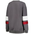 thumbnail image 3 of Women's The Wild Collective Charcoal Arizona Cardinals Fleece Pullover Sweatshirt, 3 of 4