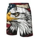 thumbnail image 4 of Fotbe American Bald Eagle Trajes de Baño Estampados para Hombre, Shorts de Verano de Secado Rápido, Ropa de Playa, Bañadores-X-Large, 4 of 6