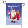 thumbnail image 2 of Bandera de jardín al aire libre Bandera de Papá Noel de doble cara Bandera Festival de vacaciones Regalo Santa_2 kusrkot bandera de santa claus, 2 of 7