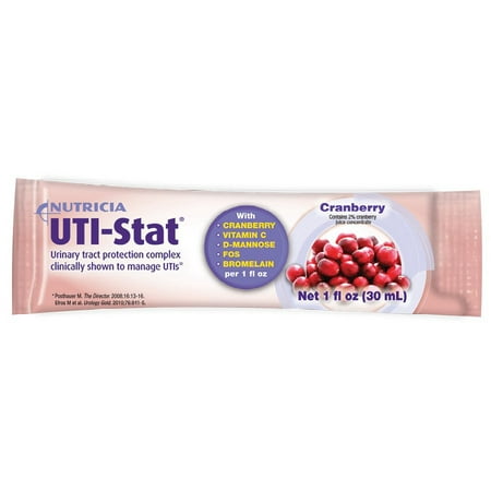 UTI-Stat Cranberry Flavor 1 oz. Individual Packet Ready to Use, 60001-U -