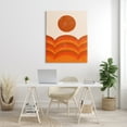 thumbnail image 2 of Stupell Indtries Warm Summer Sun Landscape Abstract Orange Mountain Hills,36 x 48,Design by Daphne Polselli, 2 of 6