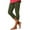 Army Green, variant on UVEASISHA Womens Capri Leggings Drawstring Cropped Pants Stretch High Waist Workout Capris Pants Army Green M