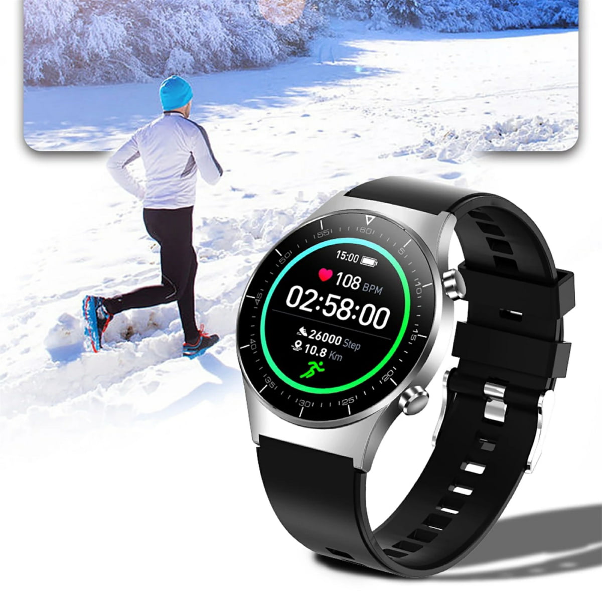 G25 Pro Smartwatch Ip68 Waterproof Standby Multi-Sports Modes Fitness Tracker Smart Watch For Men(Black） - Walmart.com